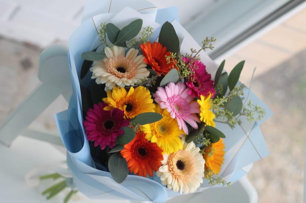 Букет цветов из: Герберы в Рыбинске