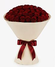 Букет 101 Бордовая роза Блэк Бакарра в Рыбинске