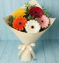 Букет цветов из:  Герберы в Рыбинске