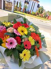 Букет цветов из:  Герберы #REPLACE_PRED# Рыбинске