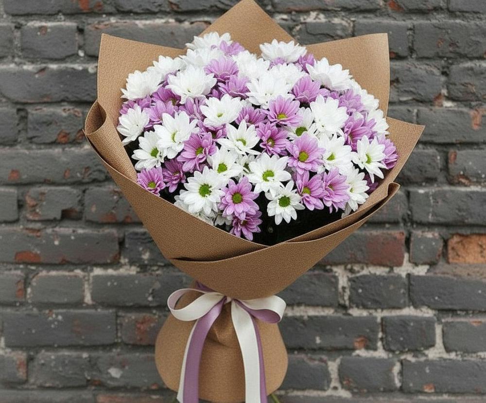 Букет цветов из: Хризантемы в Рыбинске