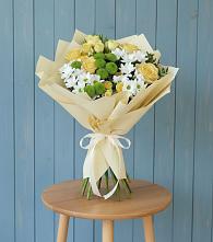 Букет цветов из:  Хризантемы и Розы #REPLACE_PRED# Рыбинске