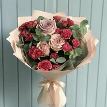 Букет цветов из:  Гвоздики и Розы в Рыбинске