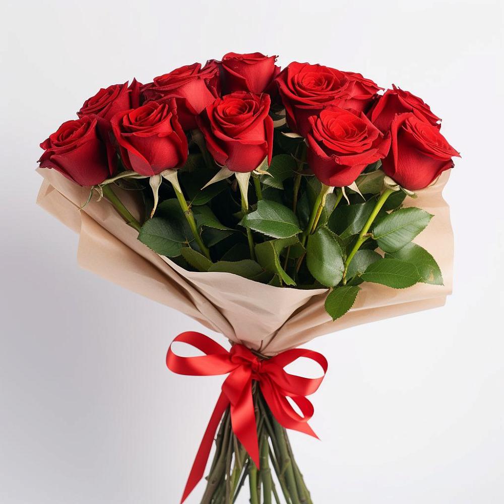 Букет 11 Красных роз Эдлесс Лав в Рыбинске